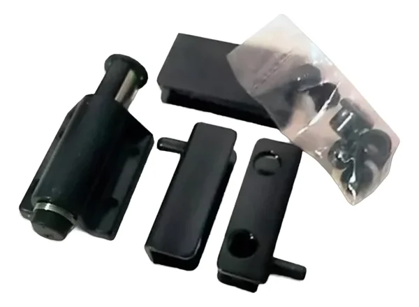 Bisagra de Pivote Negra para Puerta de Vidrio (5–8 mm - Imagen 3