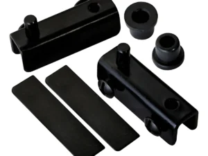 Bisagra de pivote negra para puerta de vidrio de 5 a 8 mm con retén push open – Colombiavid