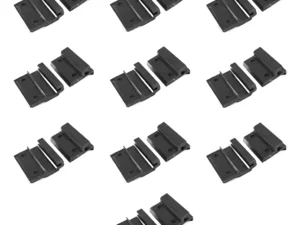 Juego de Guías Shower Negras – Pack de 10 Pares