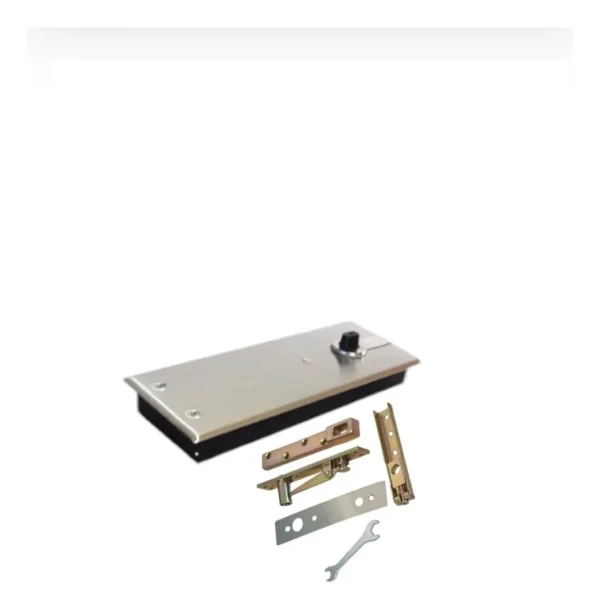 Quicio hidráulico de piso para puerta de vidrio o aluminio – 140 kg