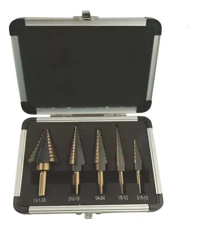 Set X5 Brocas Escalonadas Para Metal Brocas Herramientas