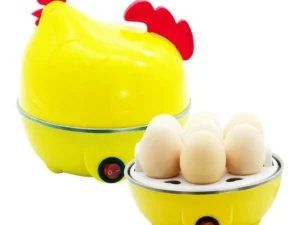 Máquina Hervidor Cocedor Huevos Vapor Gallina Color Amarillo