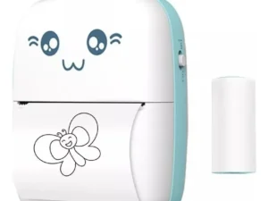 Mini Impresora Portátil Bluetooth Gatito  1 Rollo Termico Colo...