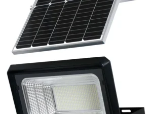 Qp 500w Foco Reflector Solar Exterior Color Negro Luz Blanco Frío