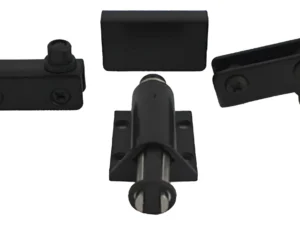 Bisagra De Pivote Para Puerta De Vidrio Negra