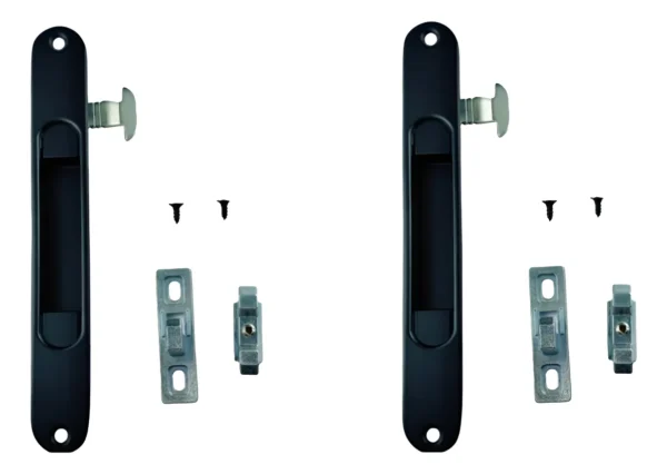 Set 2 Seguros Ventana Corredera Aluminio Pestillo