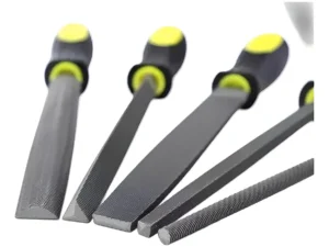Juego Set De 5 Lima Limas Metal Fierro Aluminio 8madera