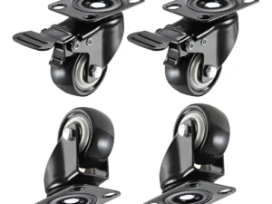 Ruedas De 2freno Giratorias Carrito Camas Vitrinas Muebles