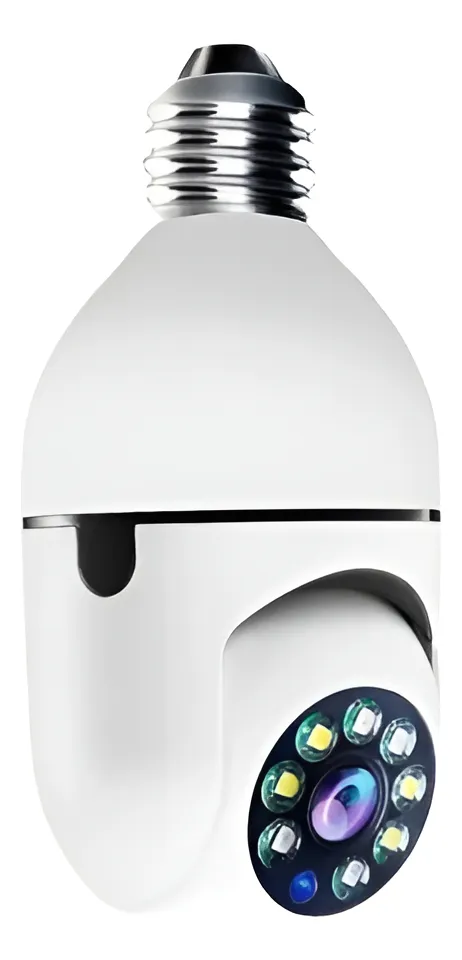 Camara Ip Ampolleta Motorizada