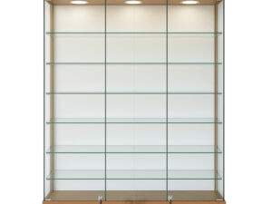 Vitrina Exhibidora Ancha con Luces | Para Tiendas y Trofeos | ColombiaVid